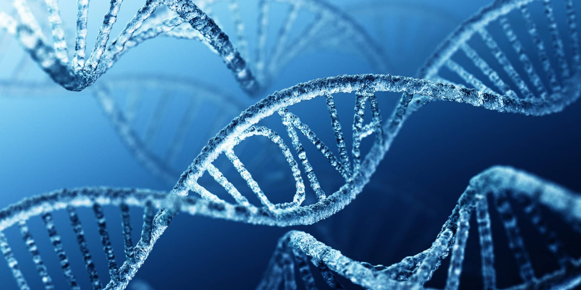 dna concept. ice style.